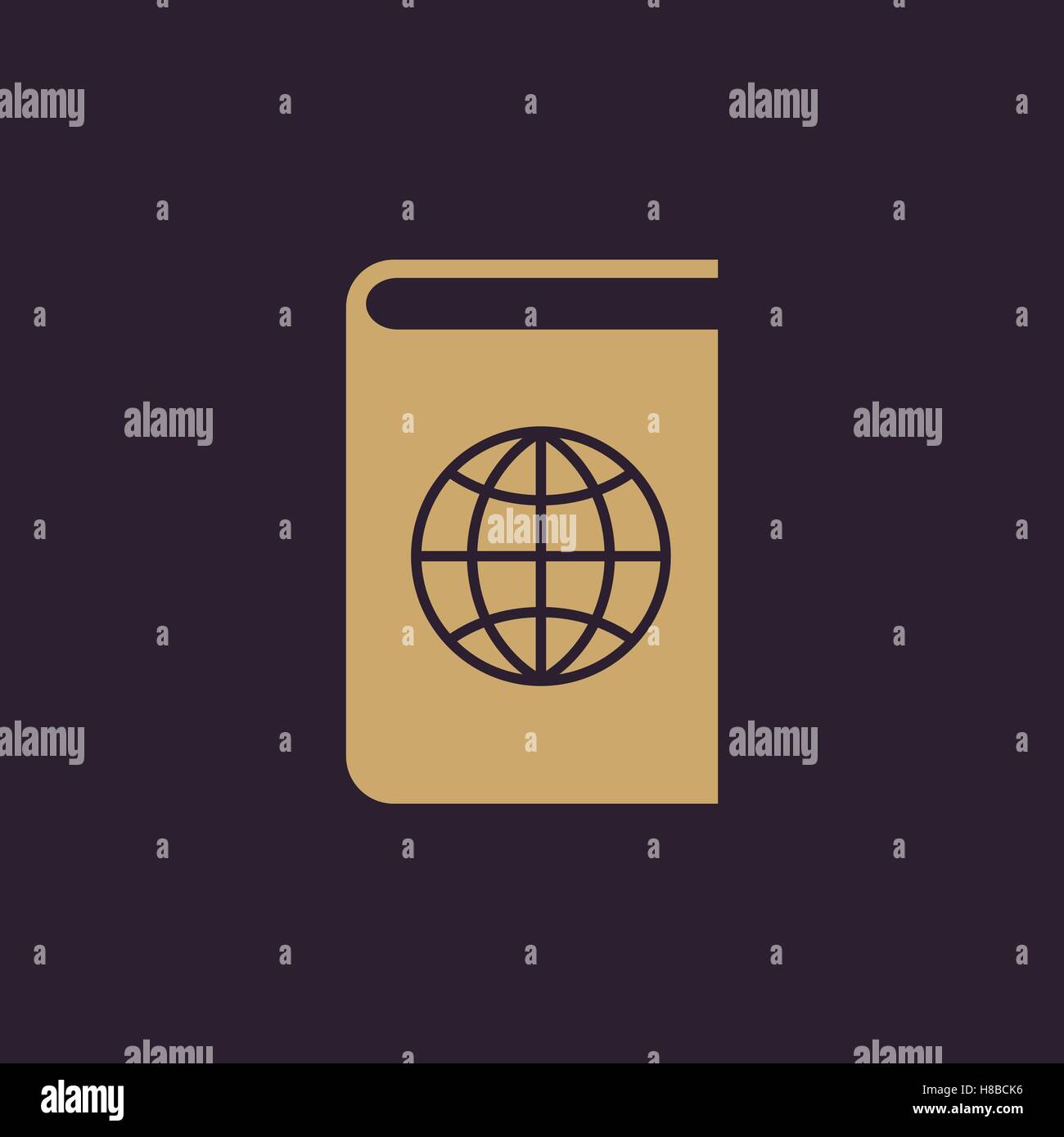 Atlas et icône globe. vector design. Géographie, symbole de l'Atlas. web. graphique. JPG. AI. app. logo. objet. Télévision. image. signe. eps. Illustration de Vecteur