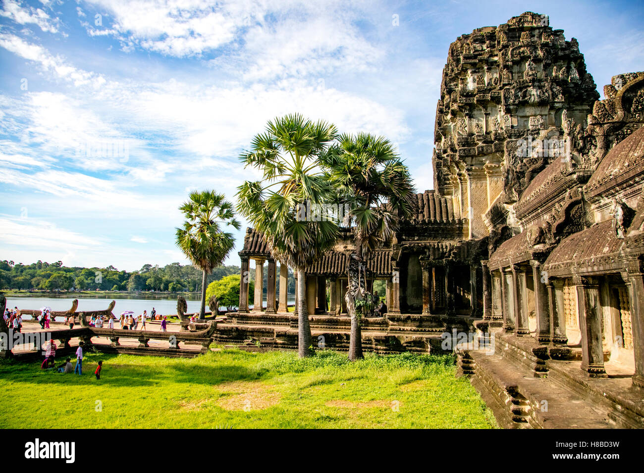 Angkor Wat, Angkor, Cambodge Banque D'Images