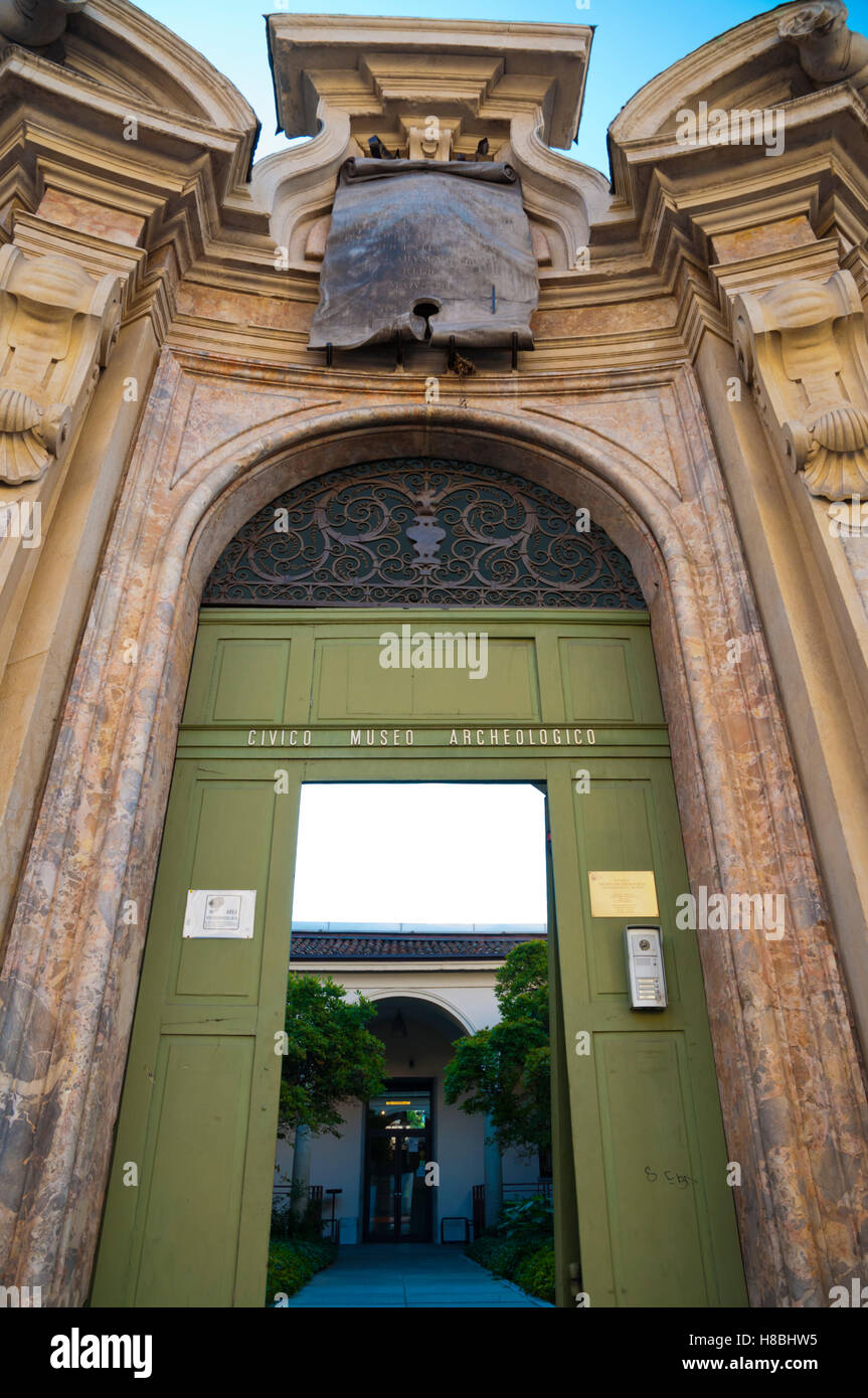 Museo Archeologico, musée archéologique, Corso Magenta, Milan, Lombardie, Italie Banque D'Images