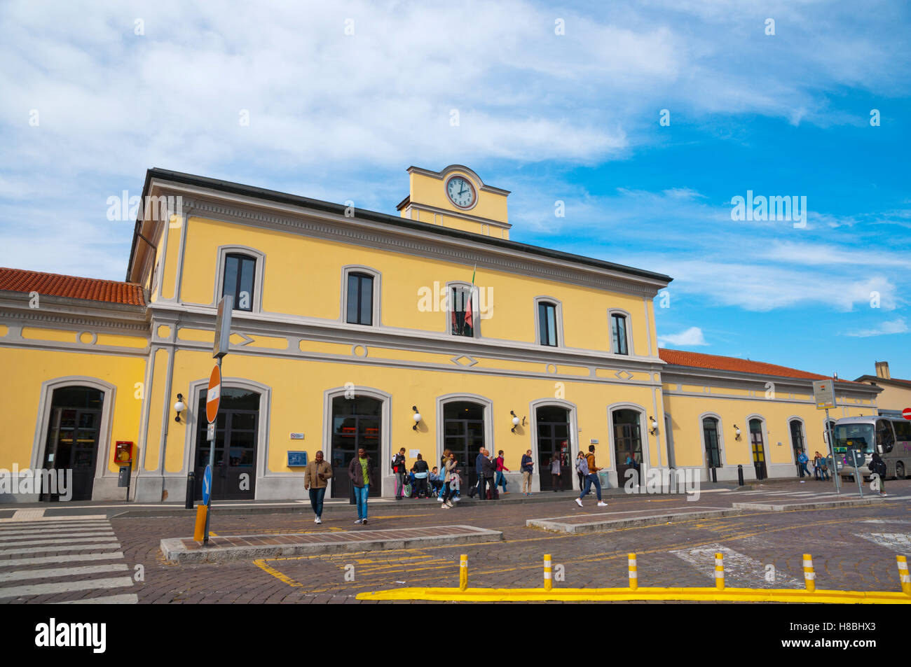 Ferrovia, gare, Pavie, Lombardie, Italie Banque D'Images