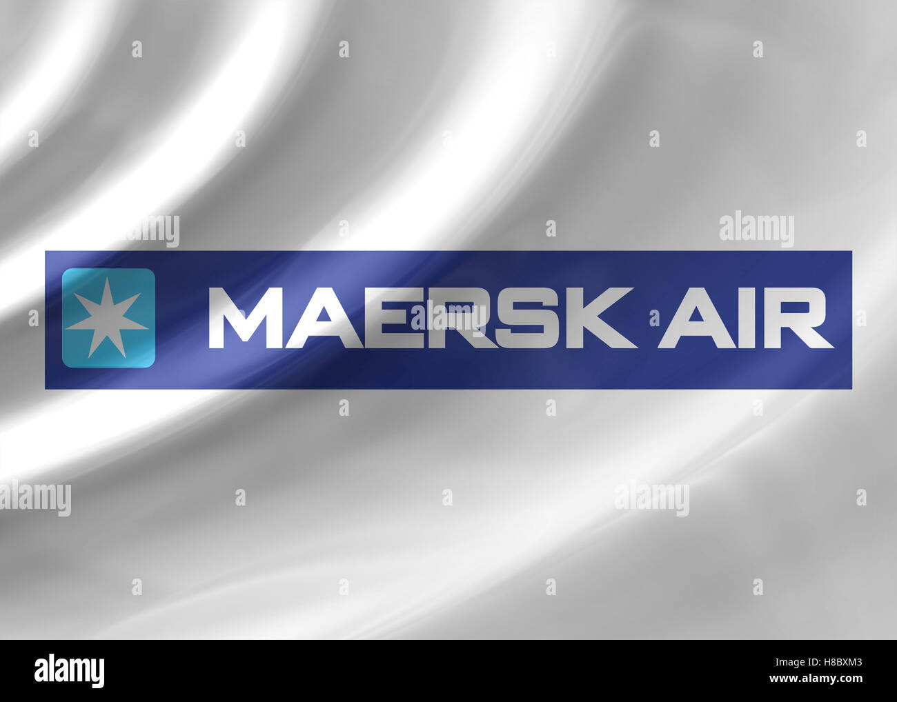 Logo de Maersk Air Airlines Banque D'Images