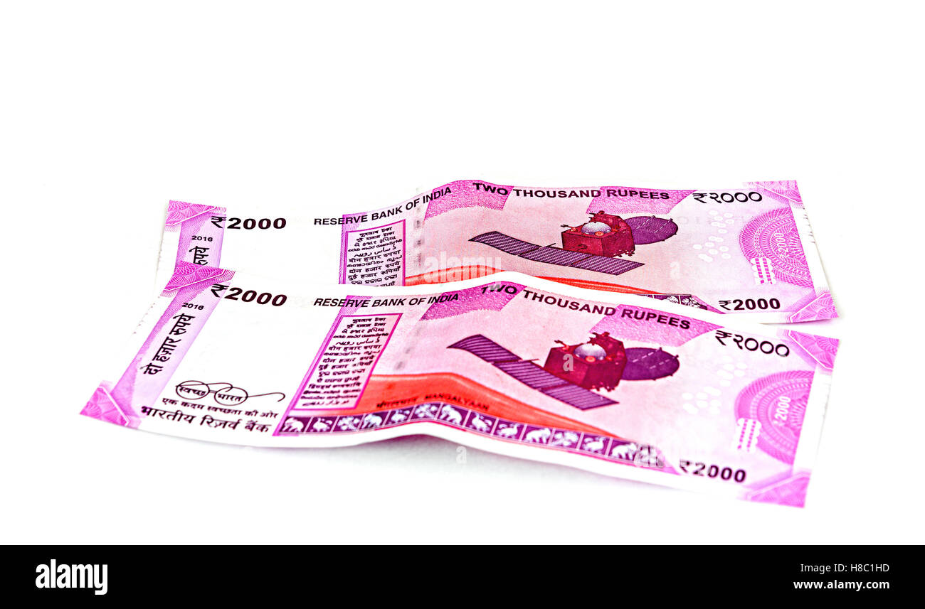 Nouvelle devise indienne Banque D'Images