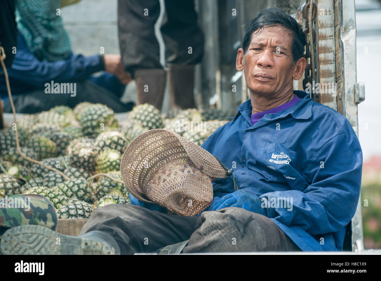 La vie quotidienne des Thaïs à Hua Hin en Thaïlande Banque D'Images