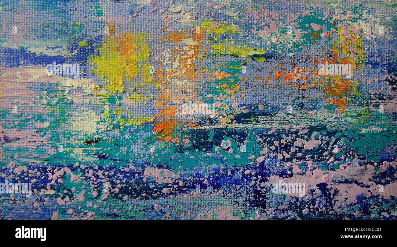 L'art abstrait peinture historique Banque D'Images