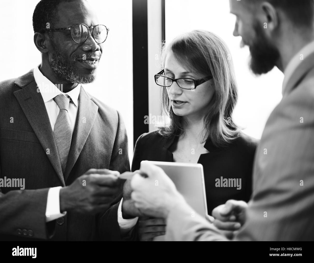 Collègues White Collar Worker équipe Concept Idées Banque D'Images