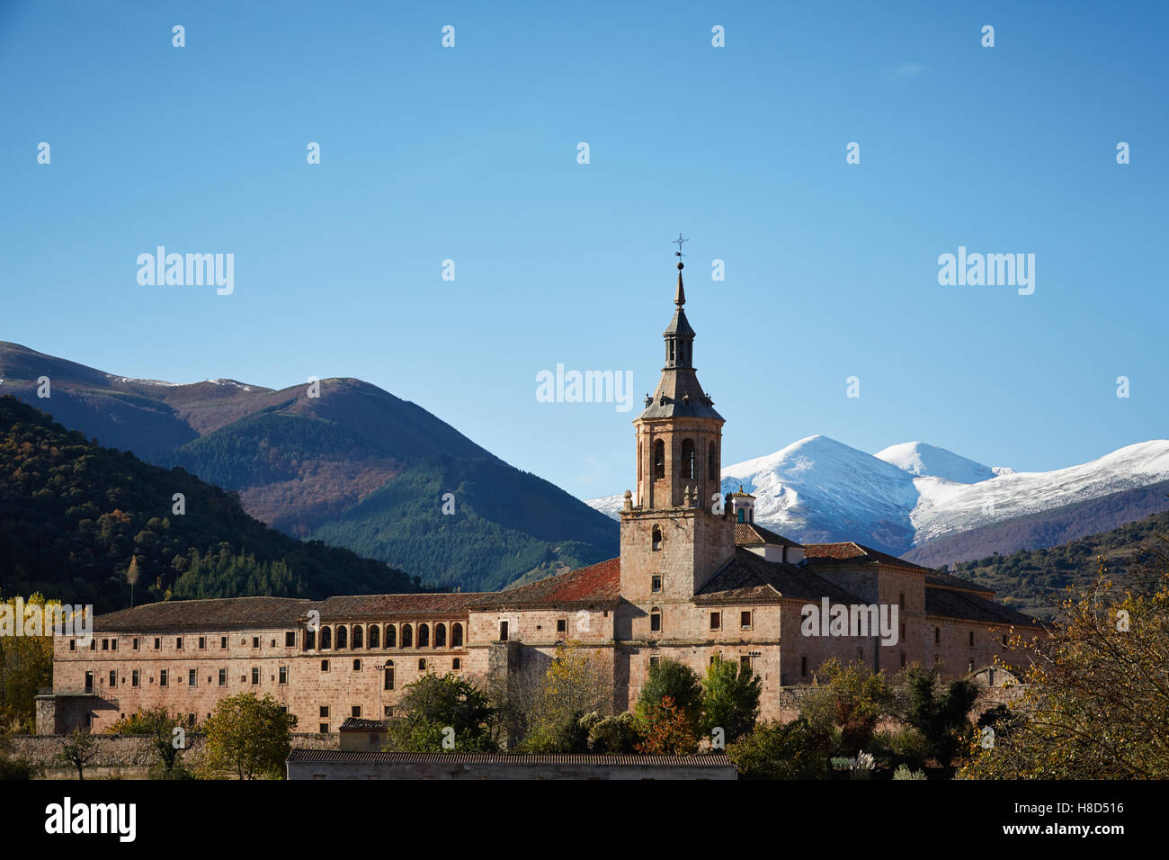 10/11/16 Le monastère de Yuso, à San Millan de la Cogolla, La Rioja, Espagne Banque D'Images