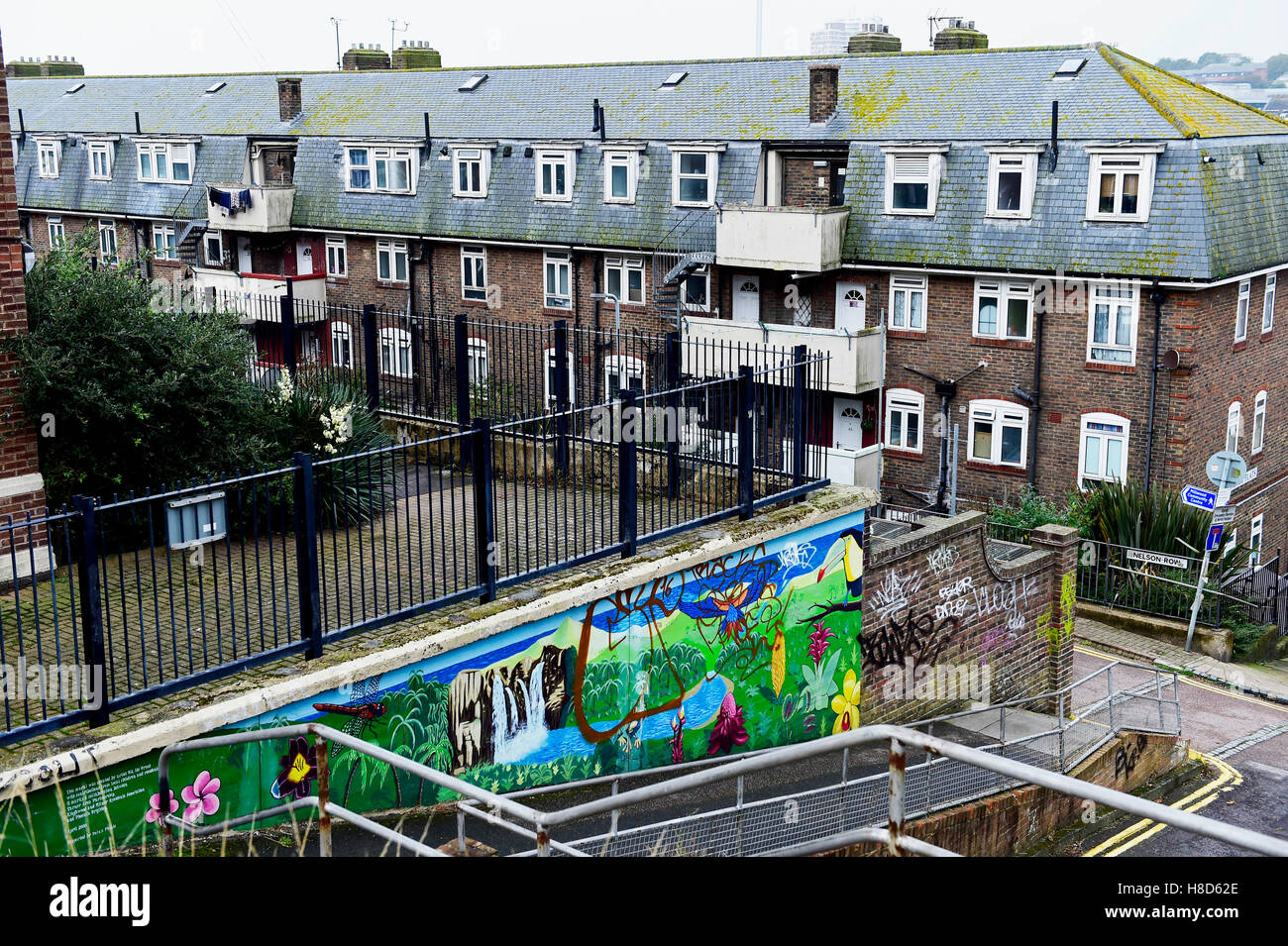 Conseil Brighton appartements Milner Estate UK Banque D'Images