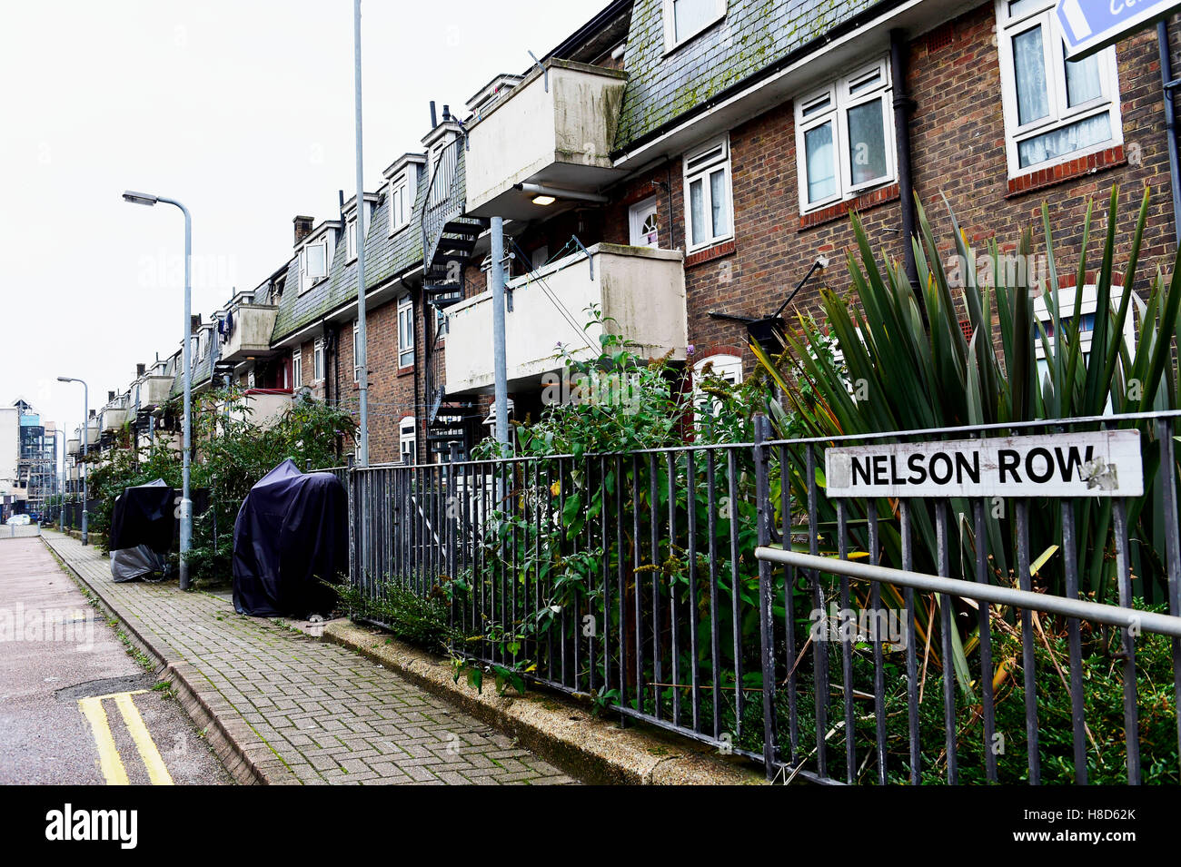 Nelson Ligne dans Brighton UK Immobilier Appartements conseil Banque D'Images
