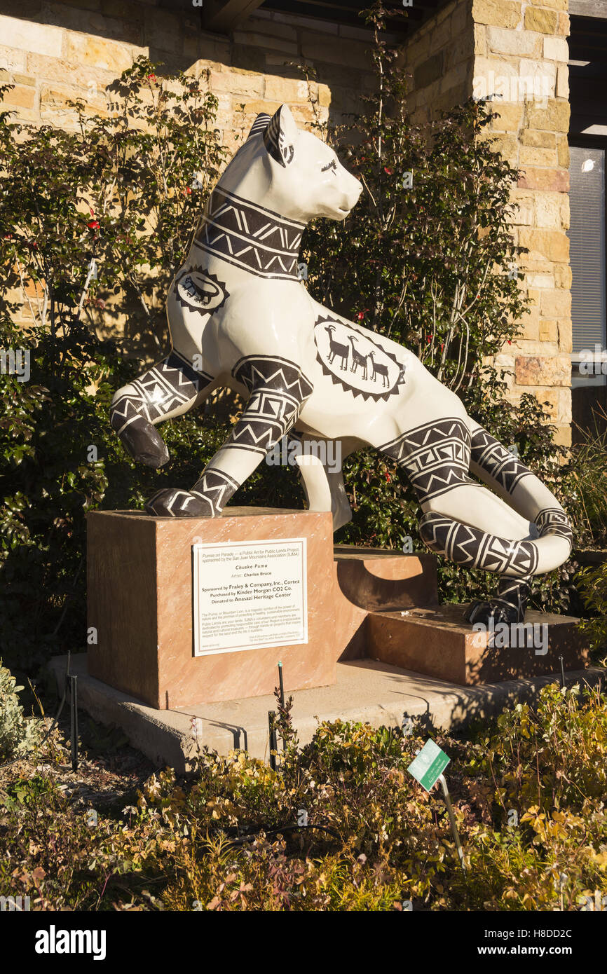 Colorado, Canyons of the Ancients National Monument, l'Anasazi Heritage Center, expositions Banque D'Images