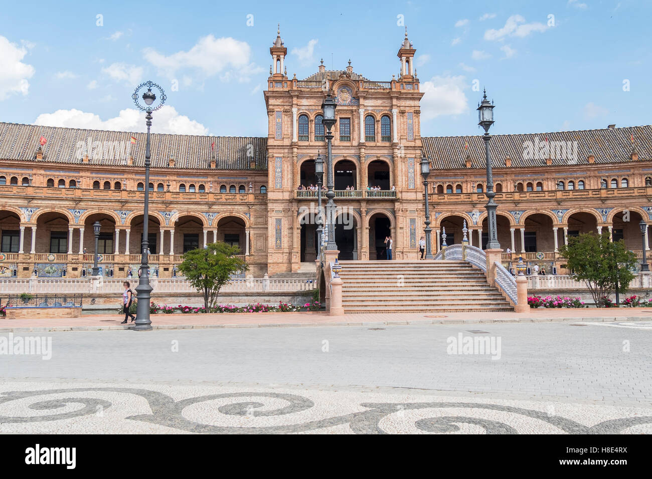 Place d'Espagne, Séville, Espagne (Plaza de España, Séville) Banque D'Images