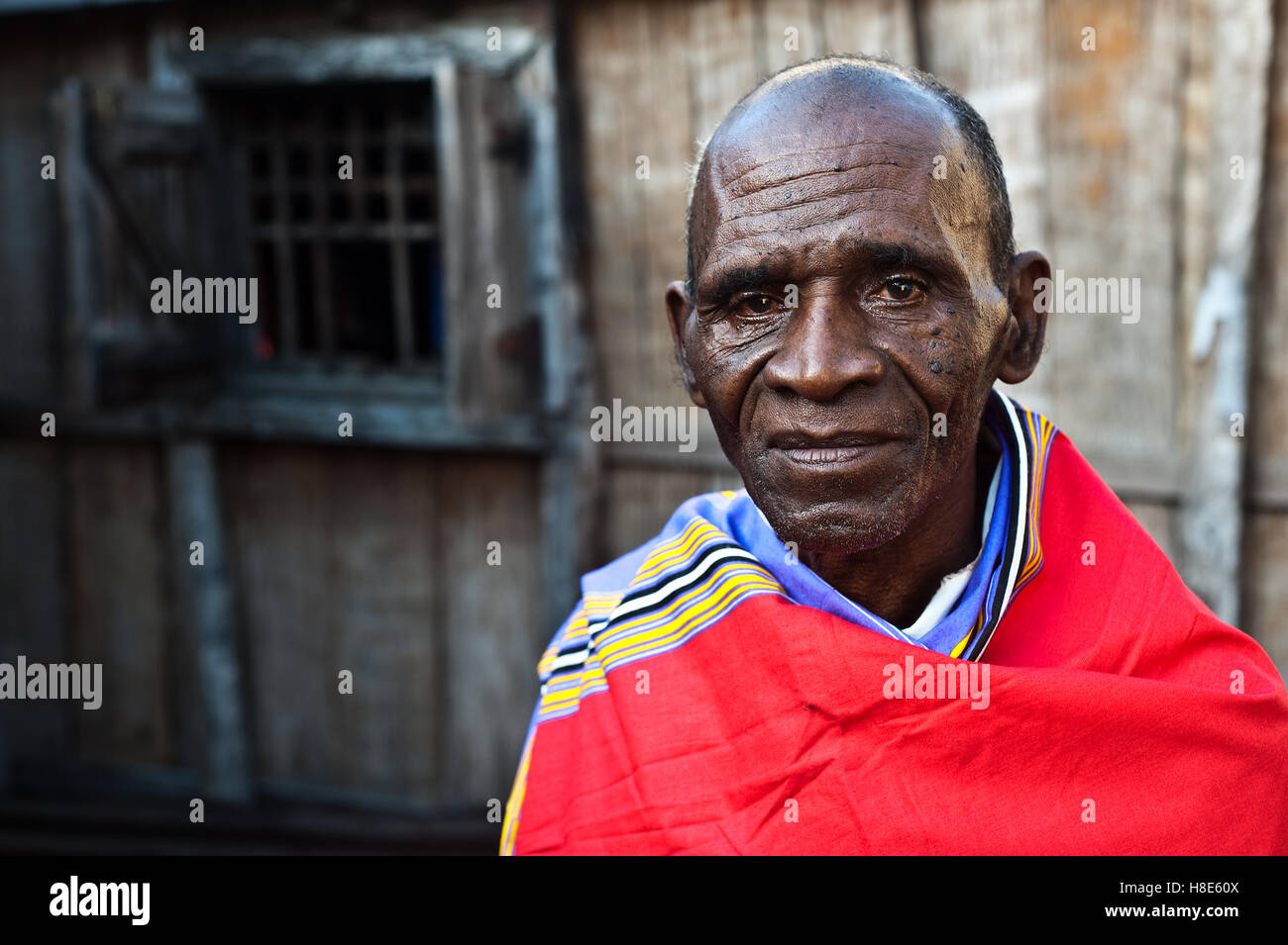 Janvier King, l'un des 10 rois qui vivent à Mananjary (Madagascar) Banque D'Images