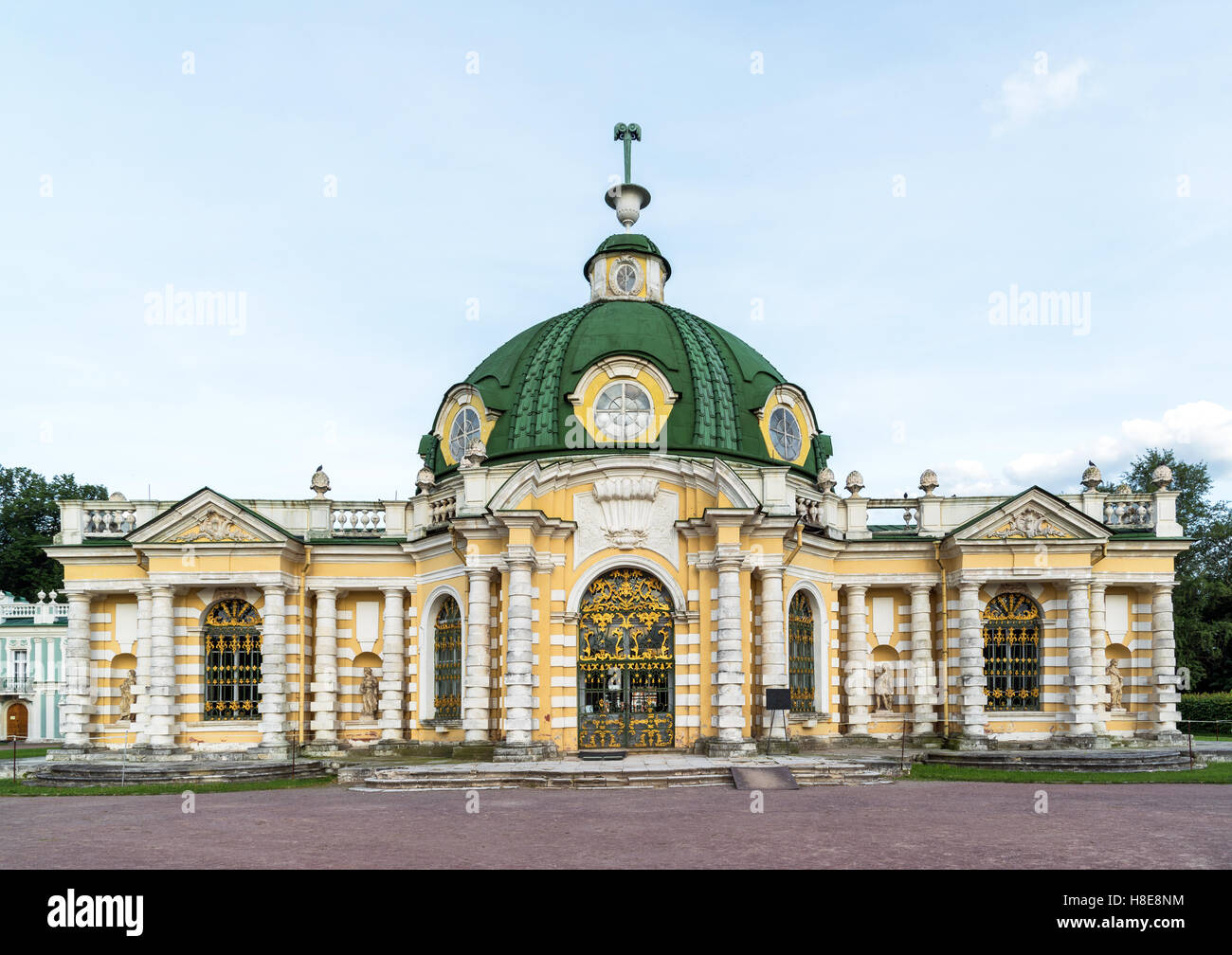 Moscou, Russie - Juin 10,2016. En Kuskovo estate Grotte Pavilion Banque D'Images