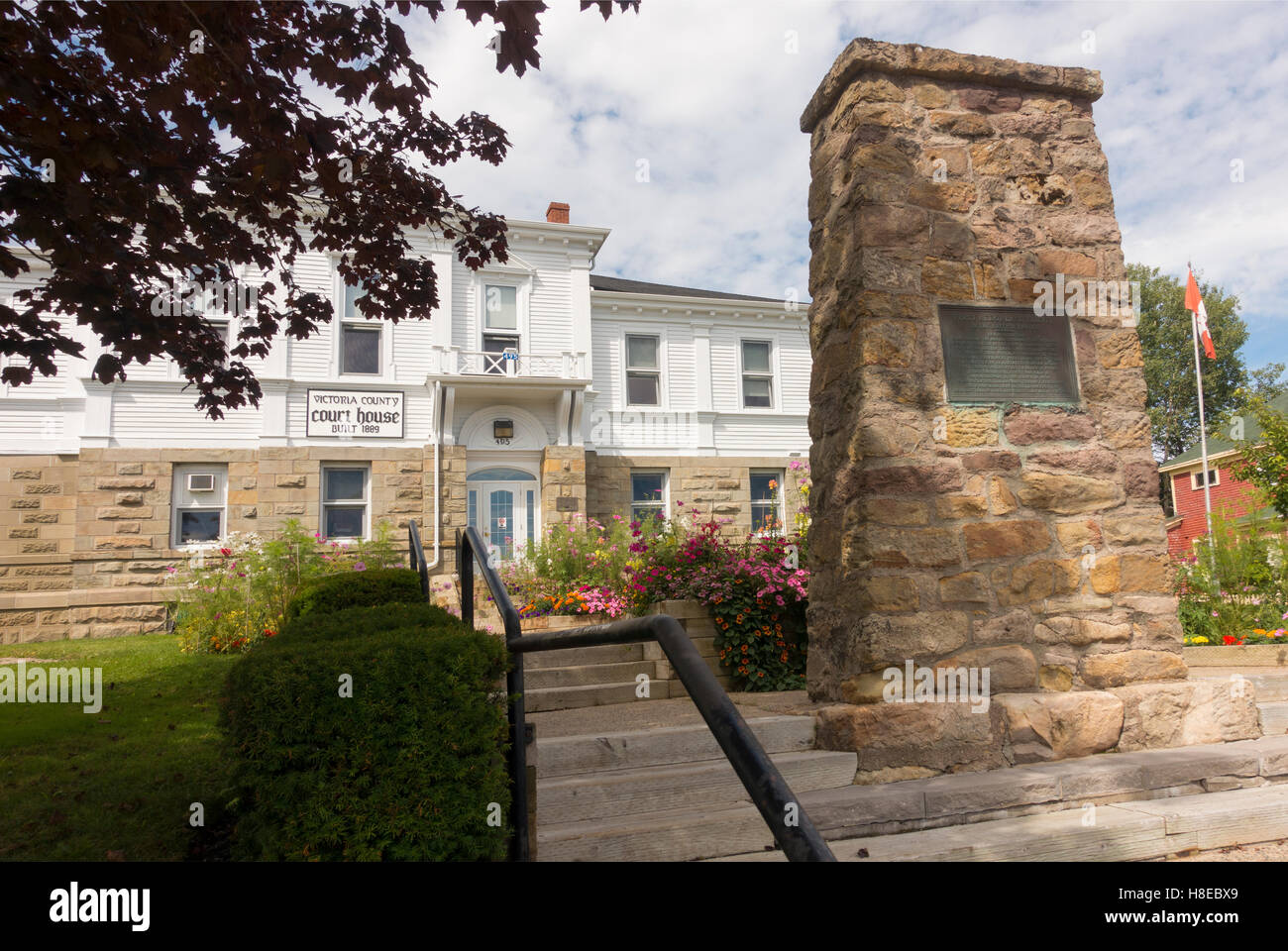 Victoria County Court House Baddeck Cape Breton Nova Scotia Banque D'Images