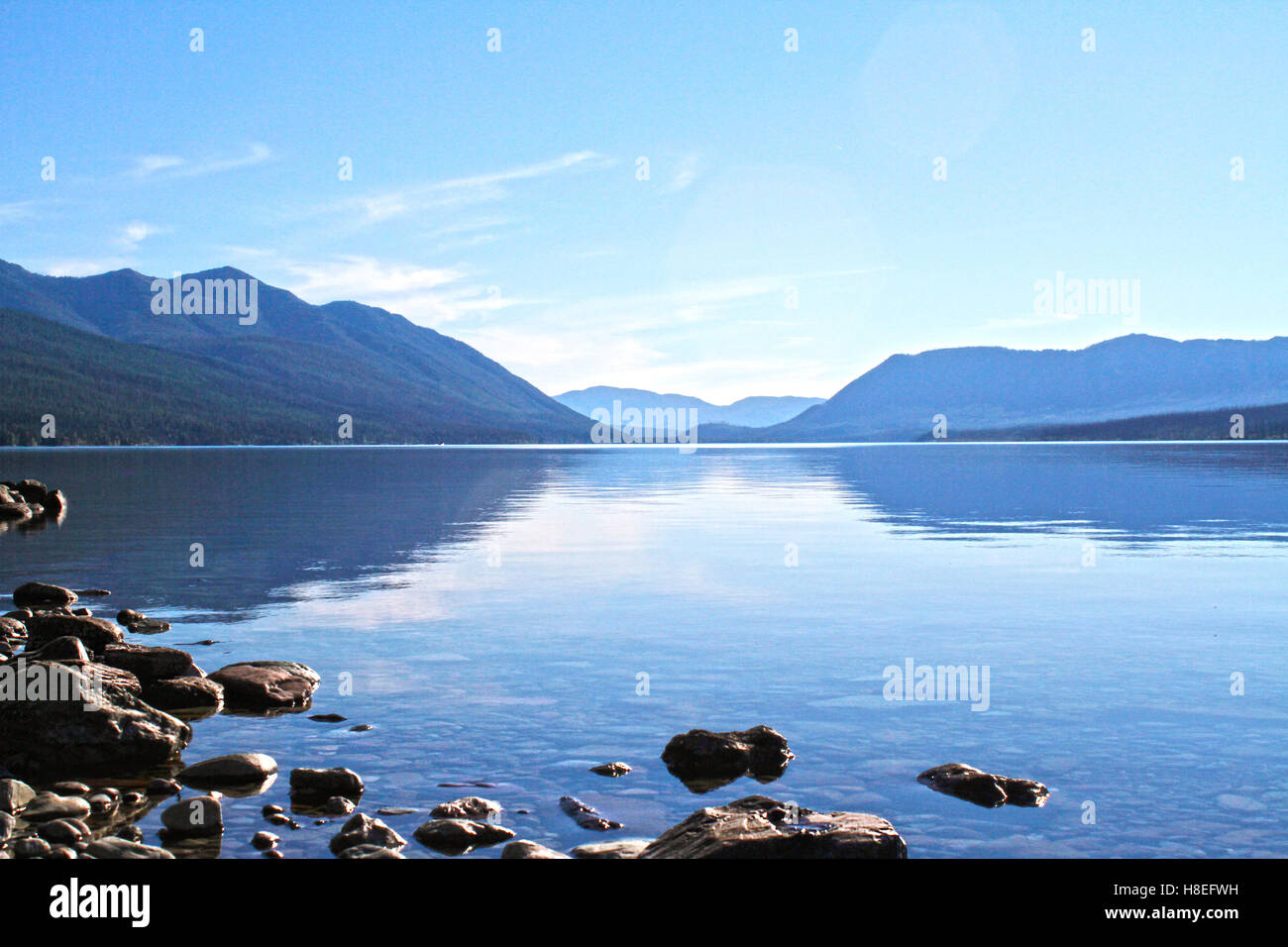 Lake McDonald, Montana Banque D'Images