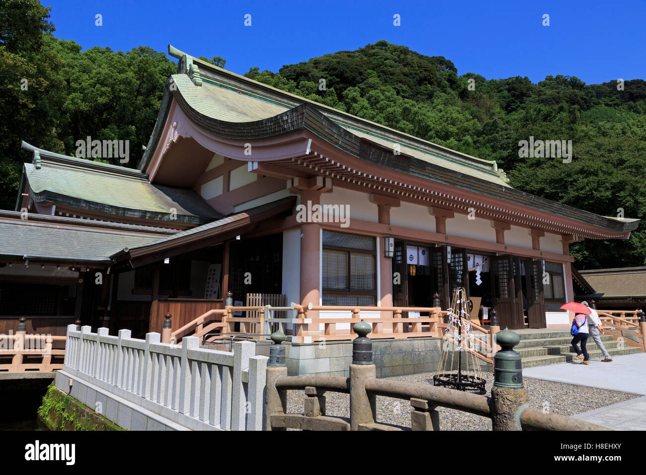 Terukuni culte, Kagoshima City, l'île de Kyushu, au Japon, en Asie Banque D'Images