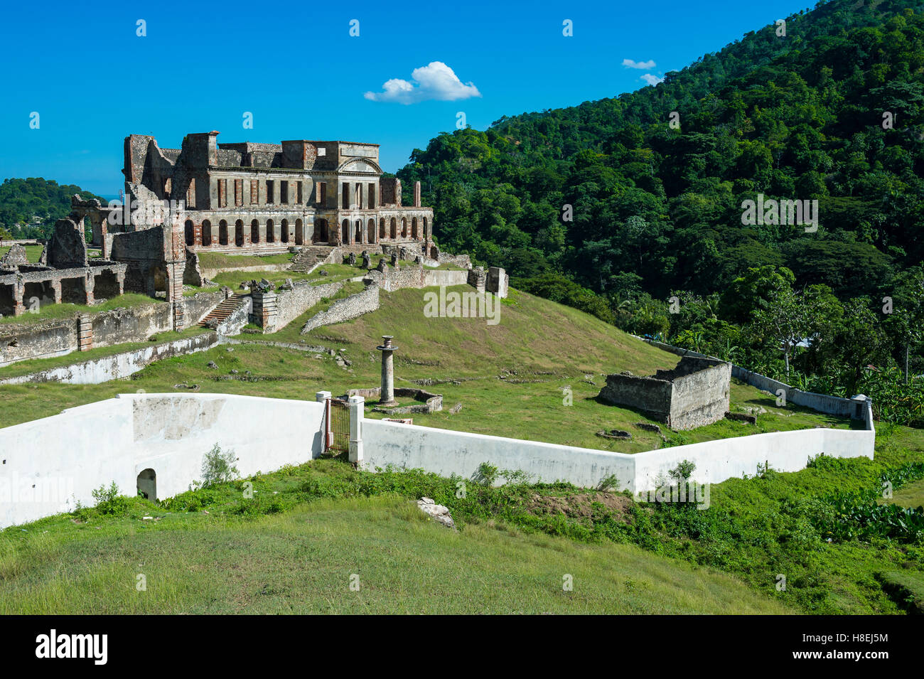 Palace Sans Souci, UNESCO World Heritage Site, Haïti, Caraïbes, Amérique Centrale Banque D'Images