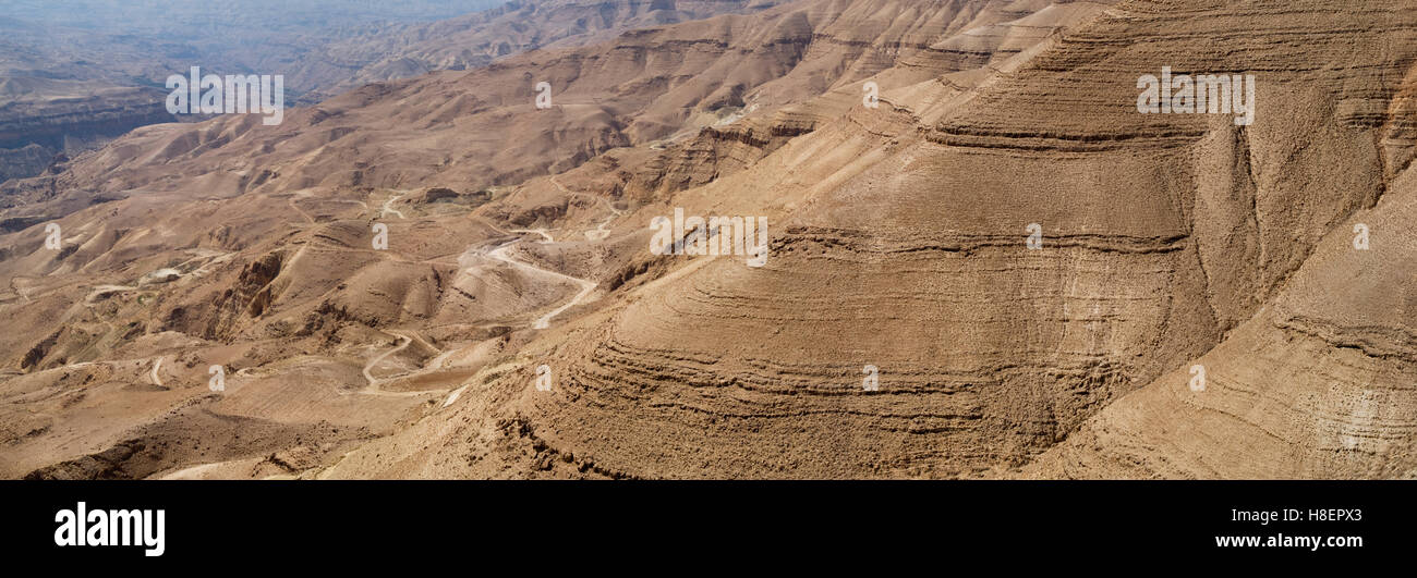 Wadi al Hasa, Karak/Tafilah Province, South Jordan Banque D'Images