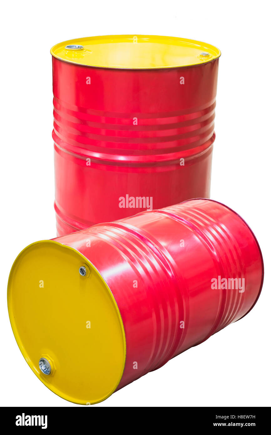 Baril rouge Banque d'images détourées - Alamy