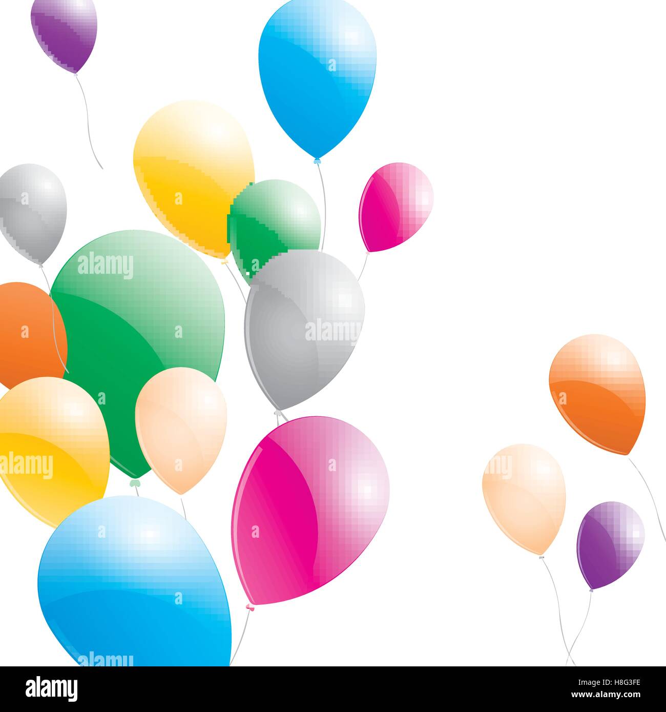Ballon Rose, Fête, Joyeux Anniversaire, Fête, Carnaval, Célébrer,  Anniversaire, Décoration, 3D, Illustration Banque D'Images et Photos Libres  De Droits. Image 81140433