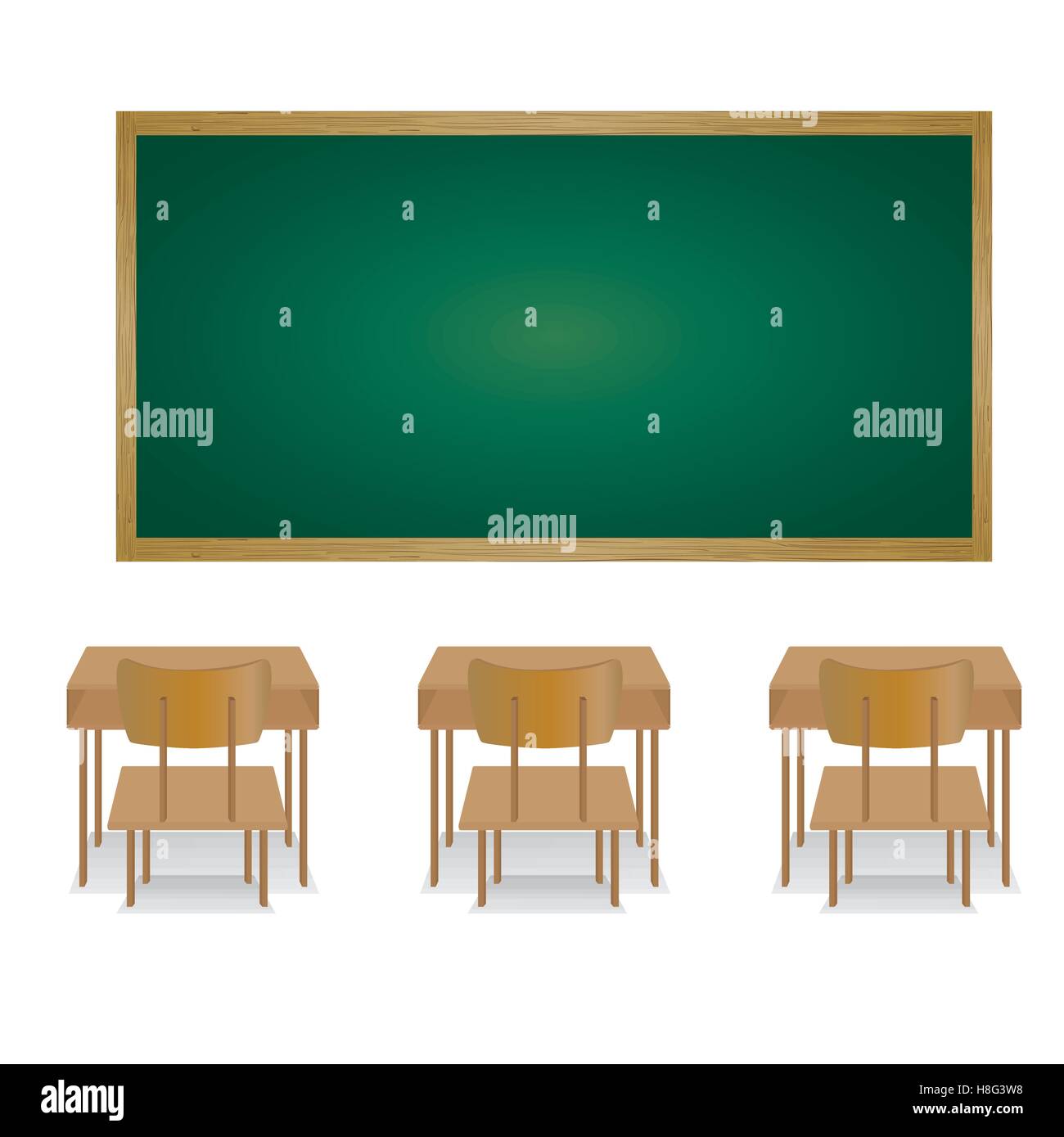 Classe, table, chaise, Bienvenue à l'école, le retour à l'école, tableau,  mur, piscine, élémentaire, dessin, photo Image Vectorielle Stock - Alamy