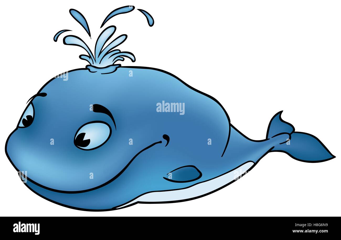 Baleine bleue Illustration de Vecteur