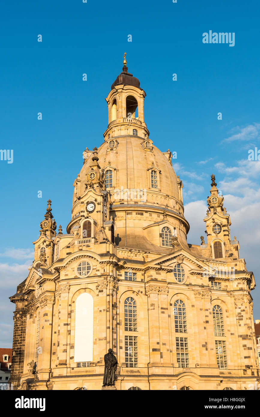 L'église de Notre-Dame de Dresde, Allemagne Banque D'Images