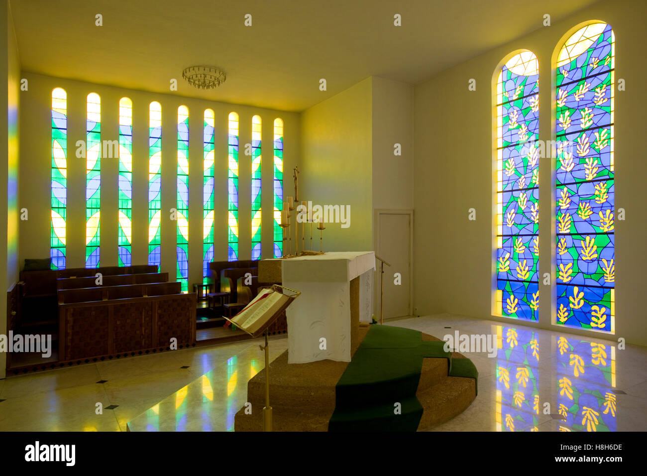 Frankreich, Cote d Azur, Vence, Chapelle du Rosaire eines der Werke von bedeutensten Henri Matisse Banque D'Images