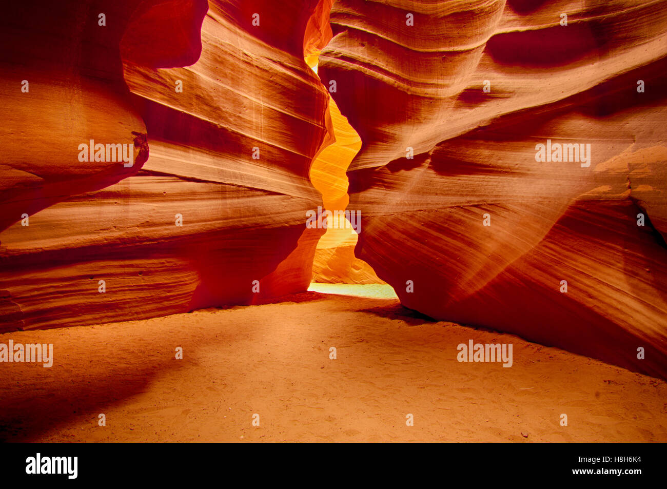 Upper Antelope Canyon à Page, Arizona USA Banque D'Images