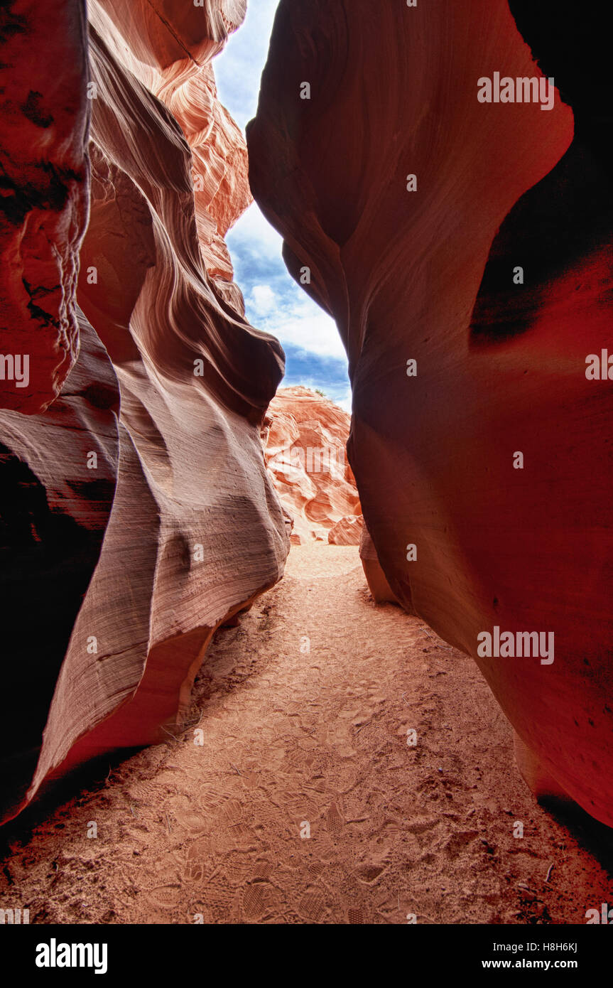 Upper Antelope Canyon à Page, Arizona USA Banque D'Images