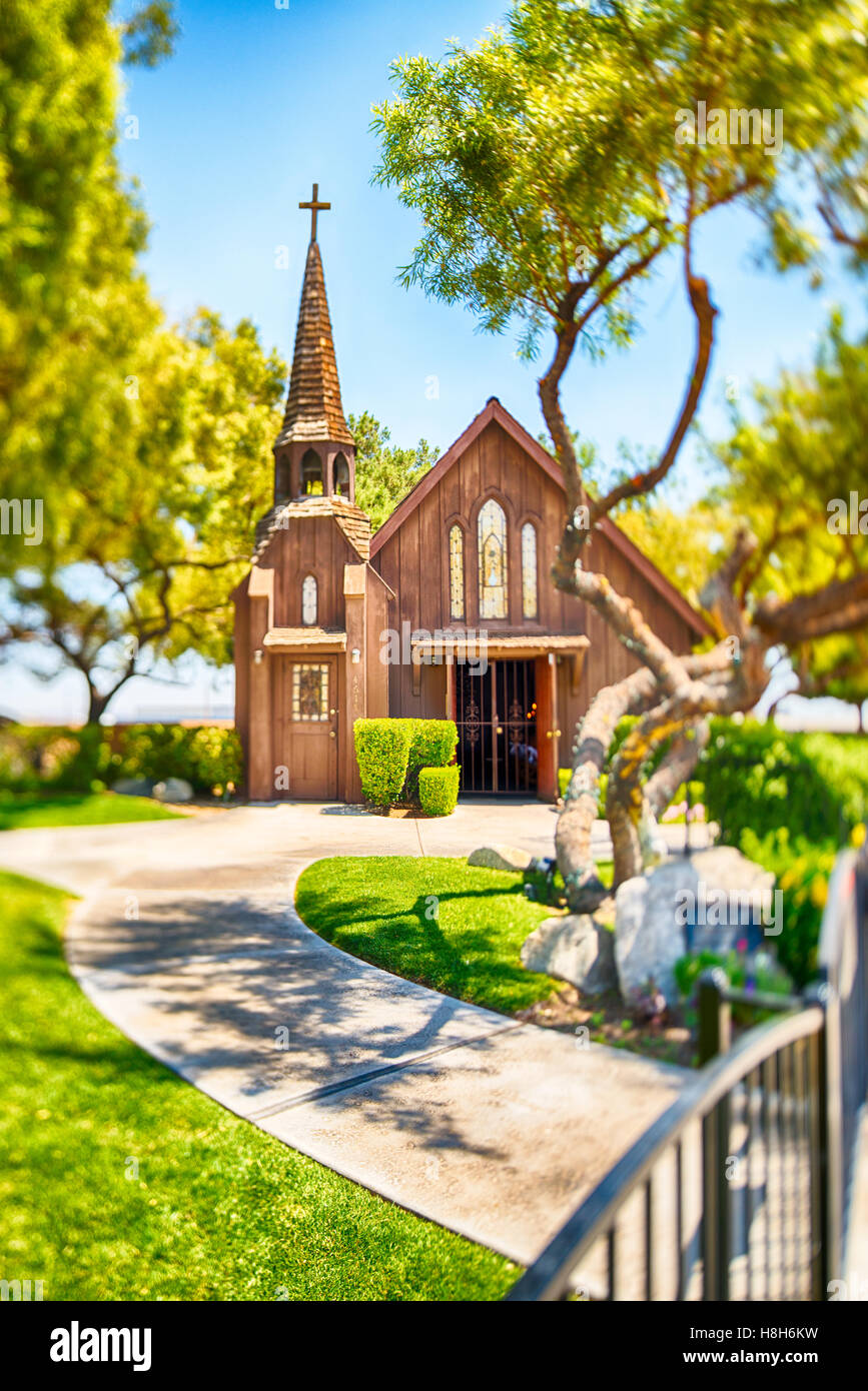 Petite Église de l'Ouest chapelle de mariage à Las Vegas Banque D'Images