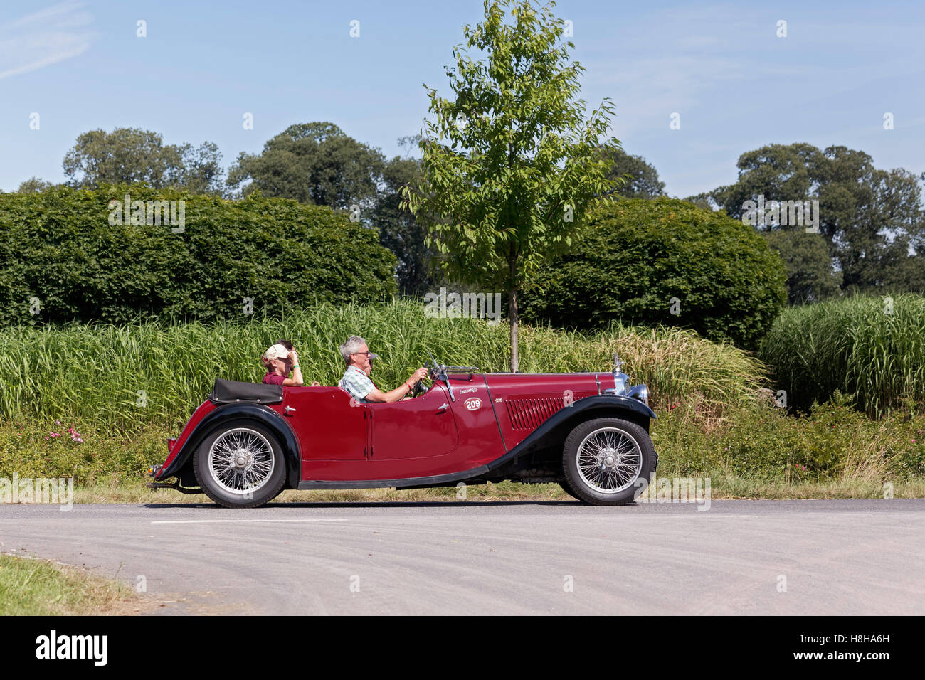 1932 Alvis 12 Firefly, roadster 4 places Alvis de voitures, la voiture classique, Classic Days Dyck 2016 Jüchen, Niederrhein Banque D'Images