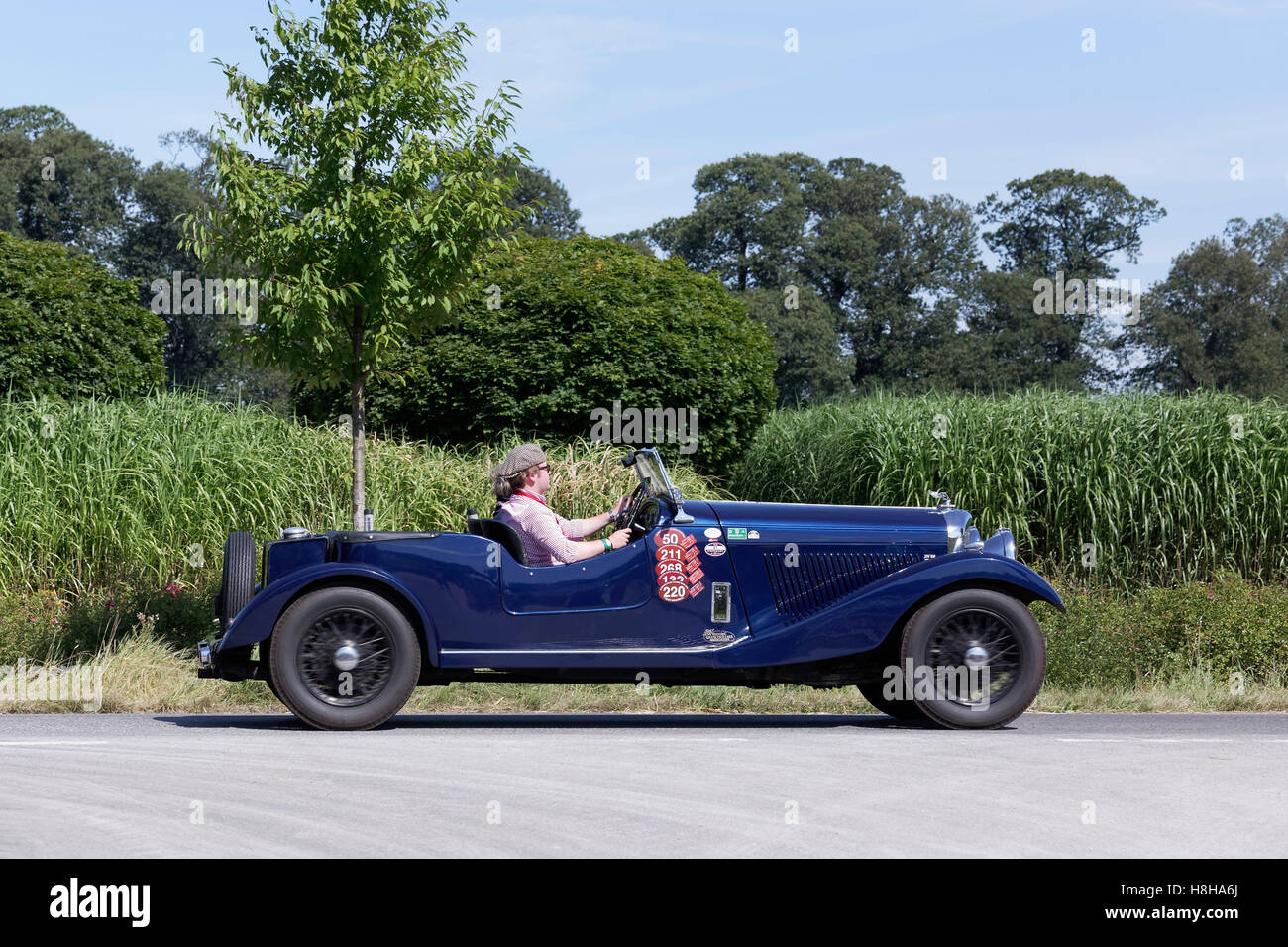 Deux places 3-litre Bentley, construit en 1926 British classic car, les Classic Days Dyck 2016 Jüchen, Niederrhein Banque D'Images