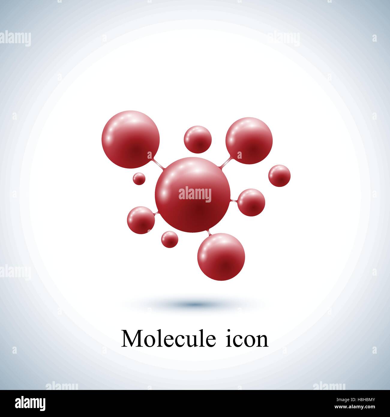 Logotype de l'ADN et de l'icône moderne de molécule. Modèle de scénario pour la médecine, la science, la technologie, la chimie, la biotechnologie Illustration de Vecteur