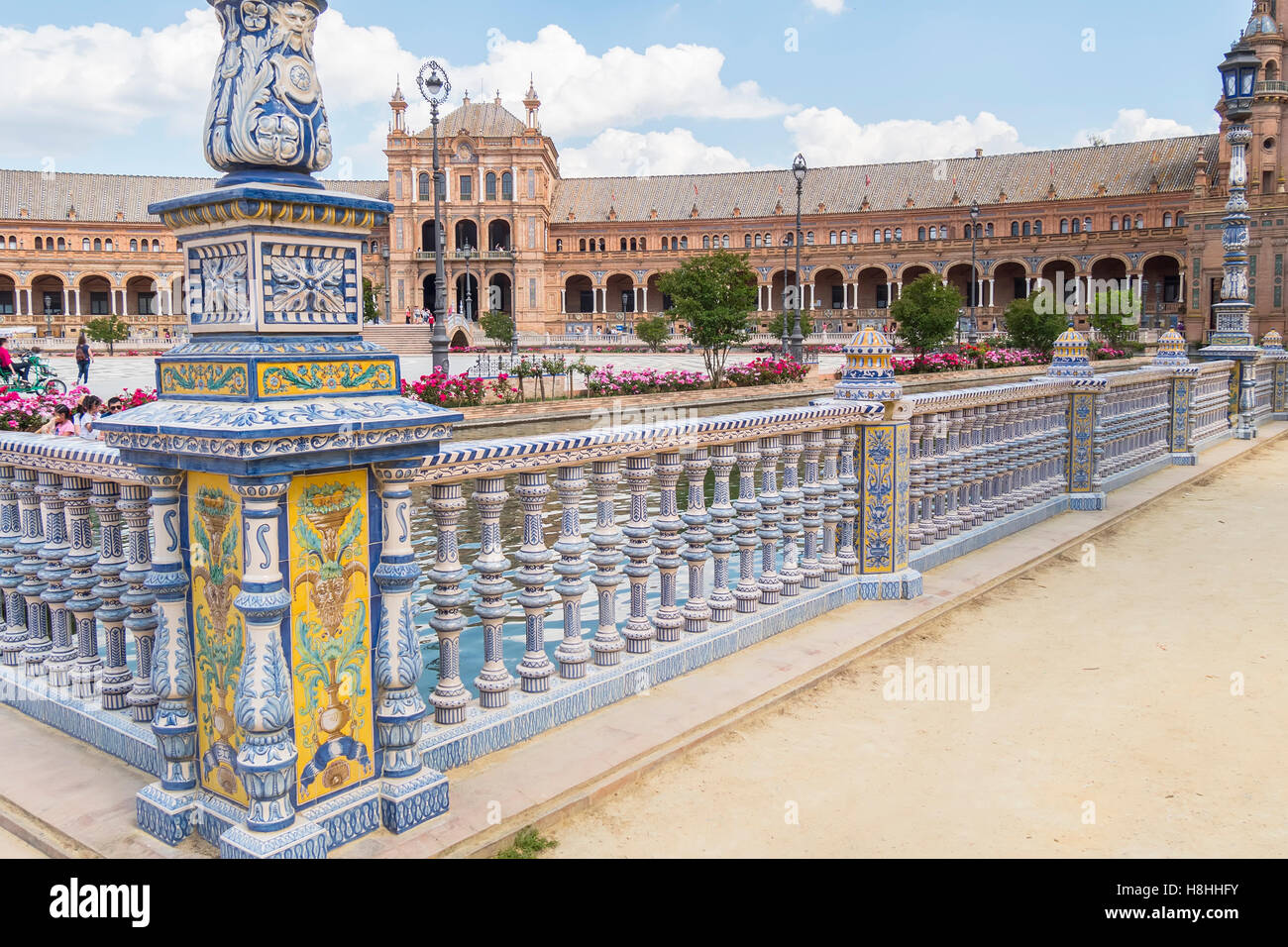 Place d'Espagne, Séville, Espagne (Plaza de España, Séville) Banque D'Images