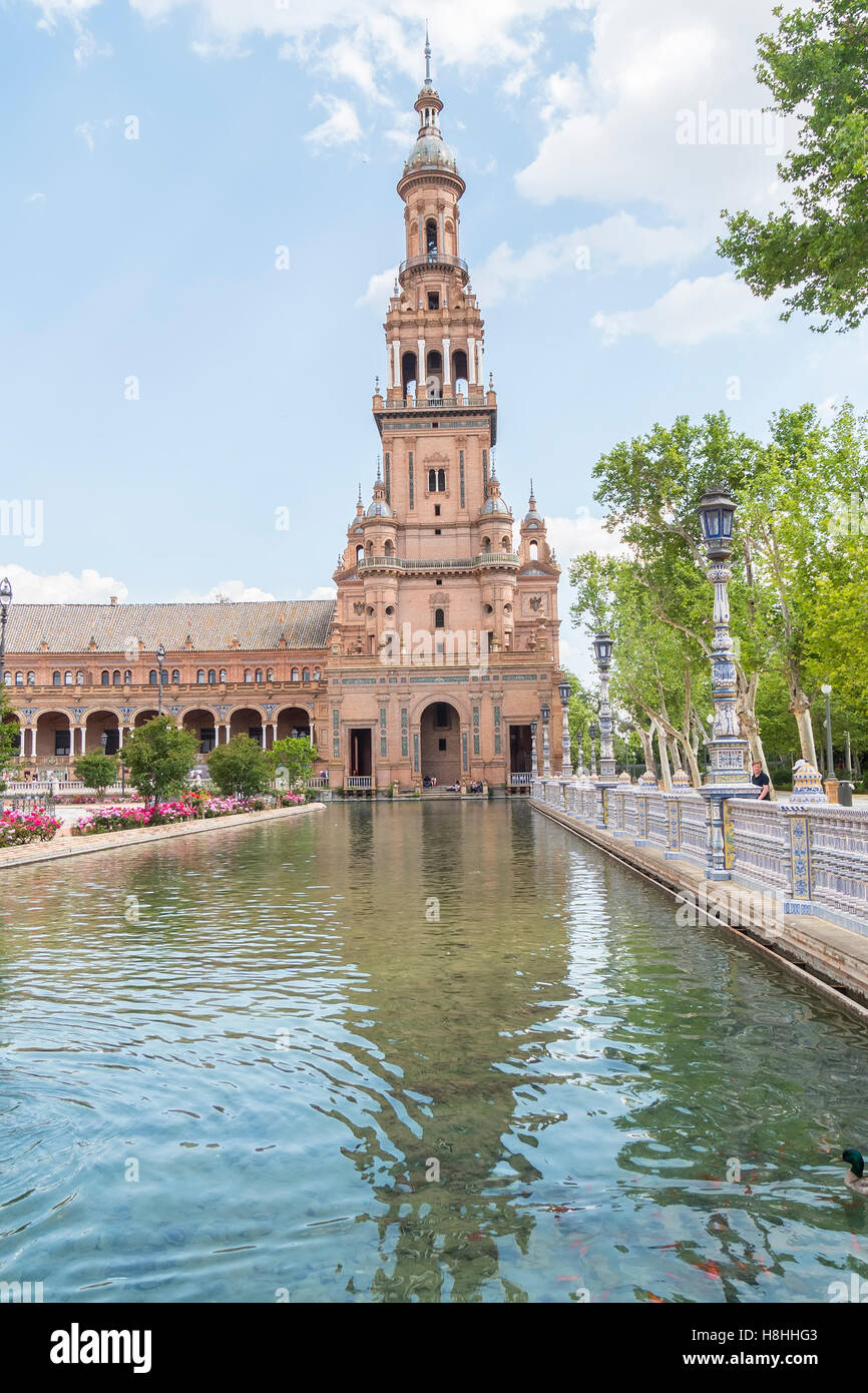 Place d'Espagne, Séville, Espagne (Plaza de España, Séville) Banque D'Images