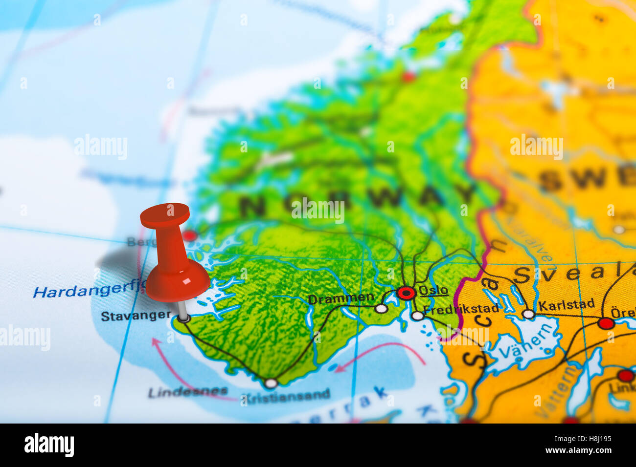 Carte Norvege Banque d'image et photos - Alamy