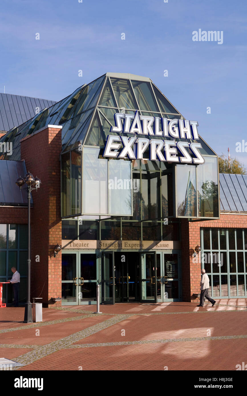 L'Allemagne, la région de la Ruhr, Bochum, théâtre la comédie musicale Starlight Express. Banque D'Images