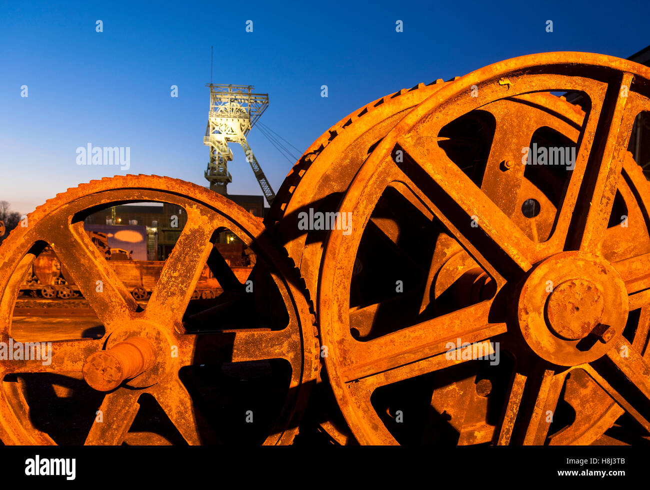 L'Allemagne, la Ruhr, Dortmund, musée de l'industrie de Westphalie Zeche Zollern II/IV dans le district Boevinghausen. Banque D'Images