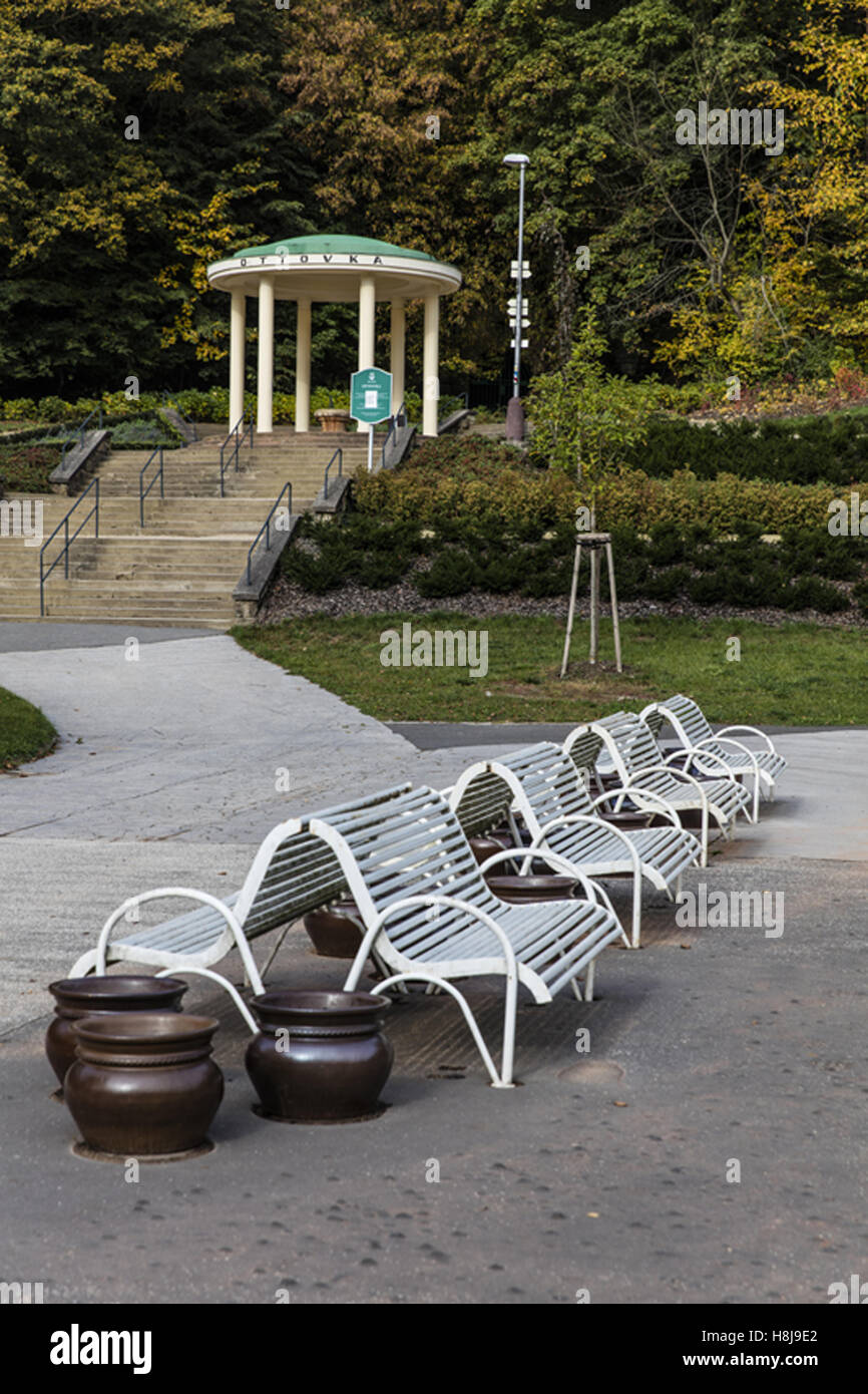 Luhacovice Banque D'Images