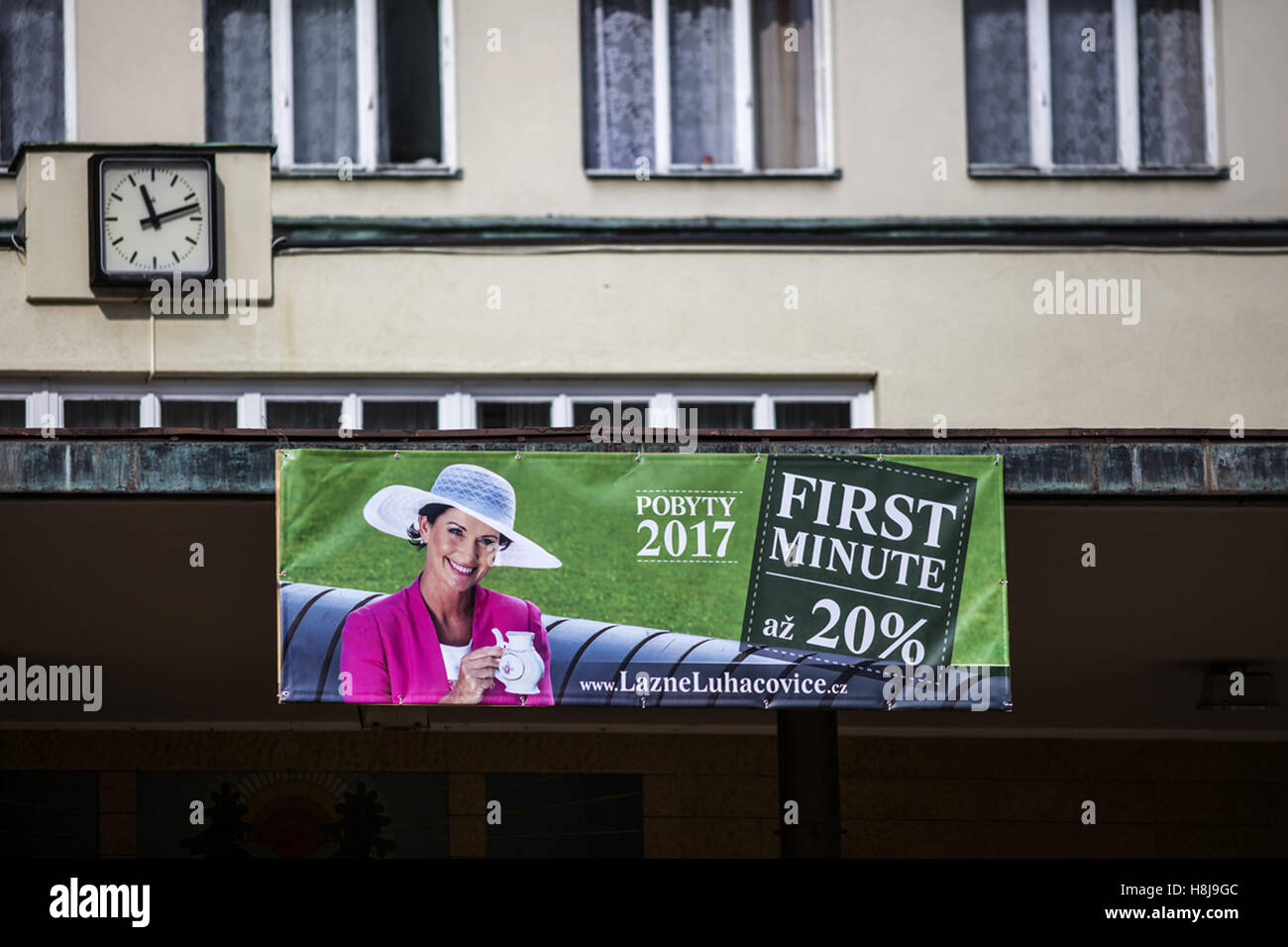 Luhacovice Spa Banque D'Images