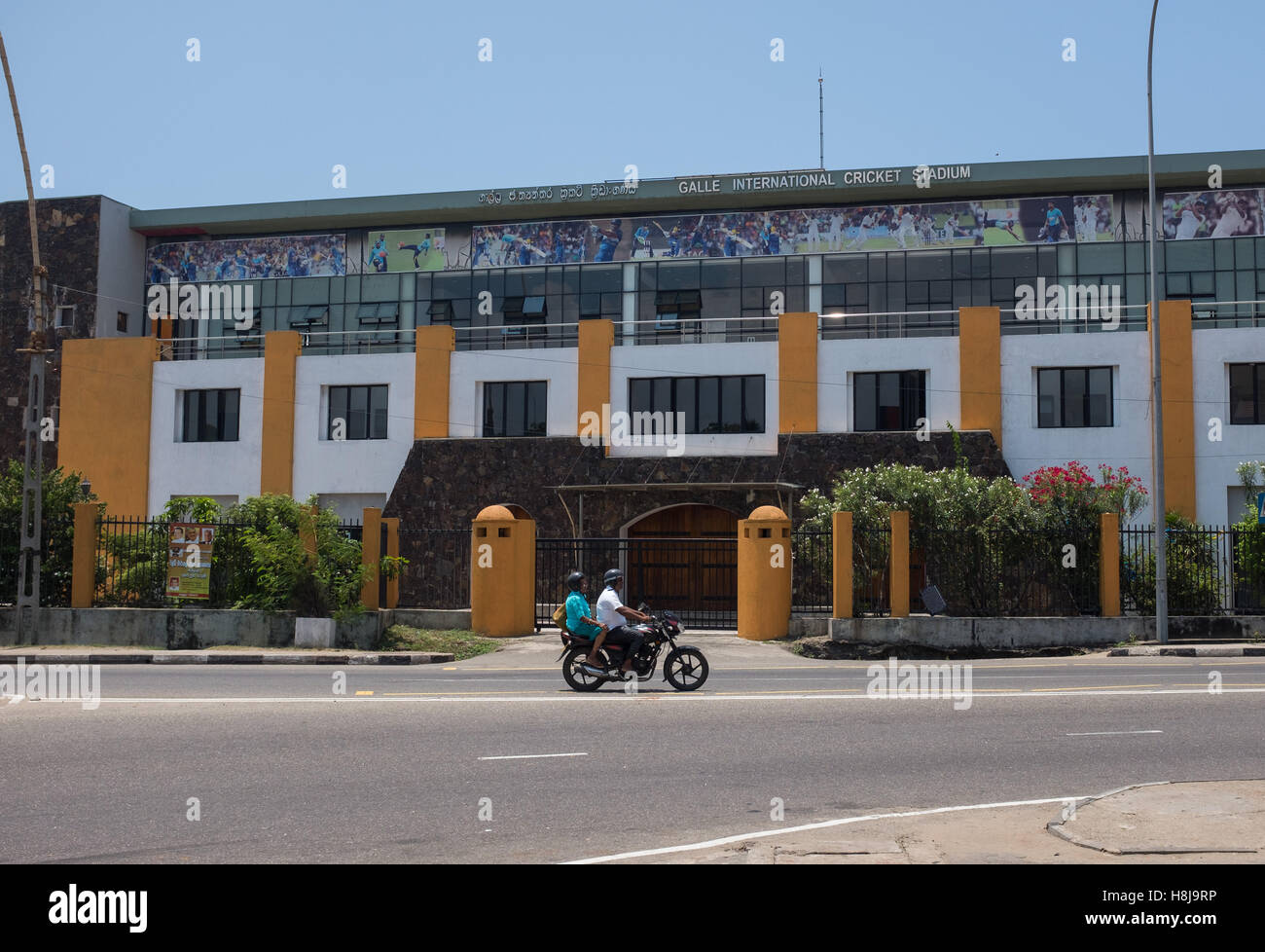Cricket Stadium à Fort Galle, Sri Lanka Banque D'Images