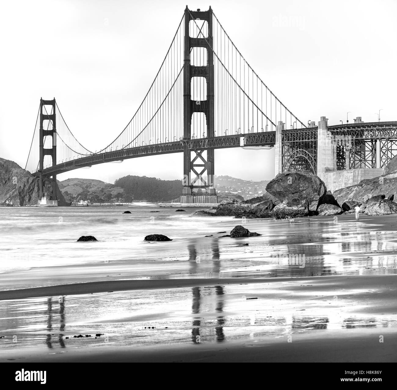 Golden Gate Bridge à San Francisco, Californie, USA. Banque D'Images