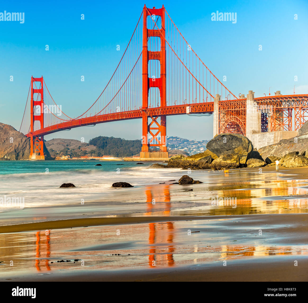 Golden Gate Bridge à San Francisco, Californie, USA. Banque D'Images