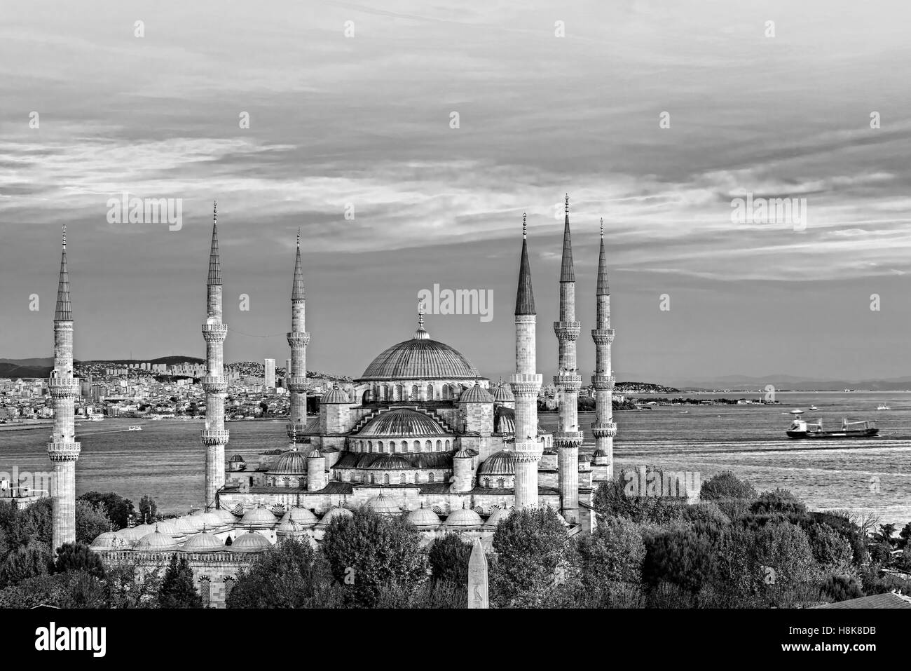 La Mosquée Bleue (Sultanahmet Camii), Istanbul, Turquie. Banque D'Images