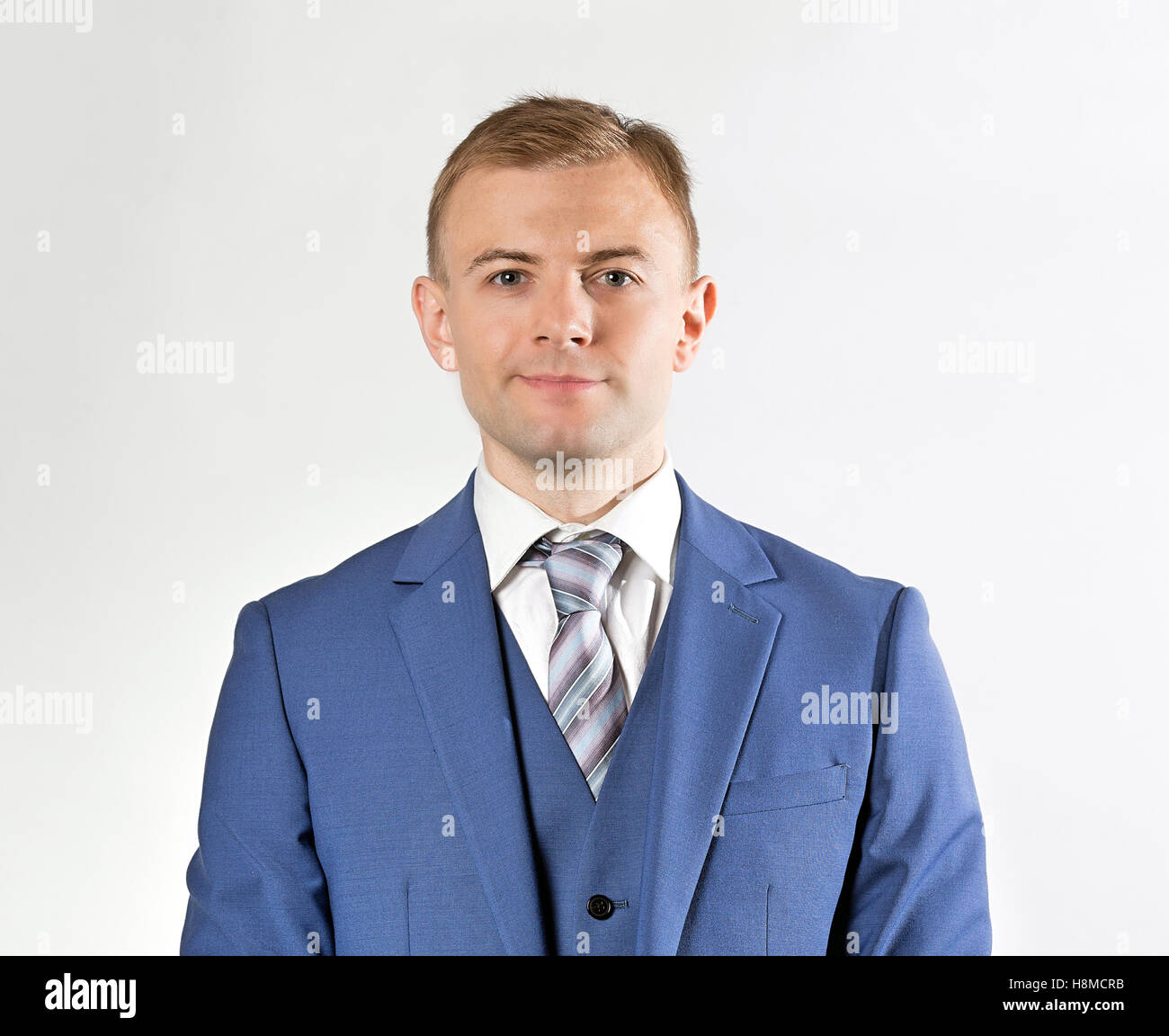 Handsome blonde male manager Banque de photographies et d'images à haute  résolution - Alamy