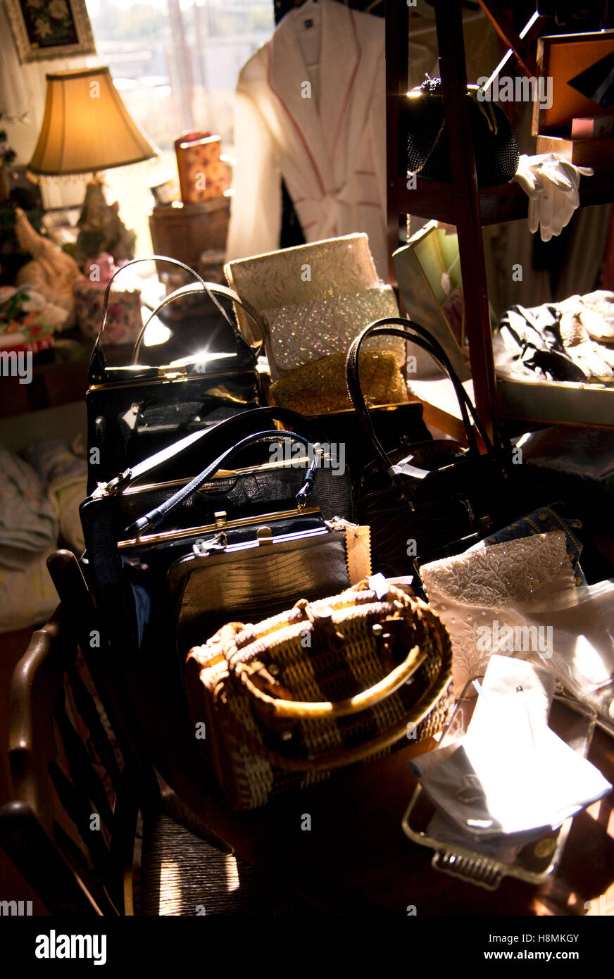 Une pièce remplie d'ordure hoarders Banque D'Images