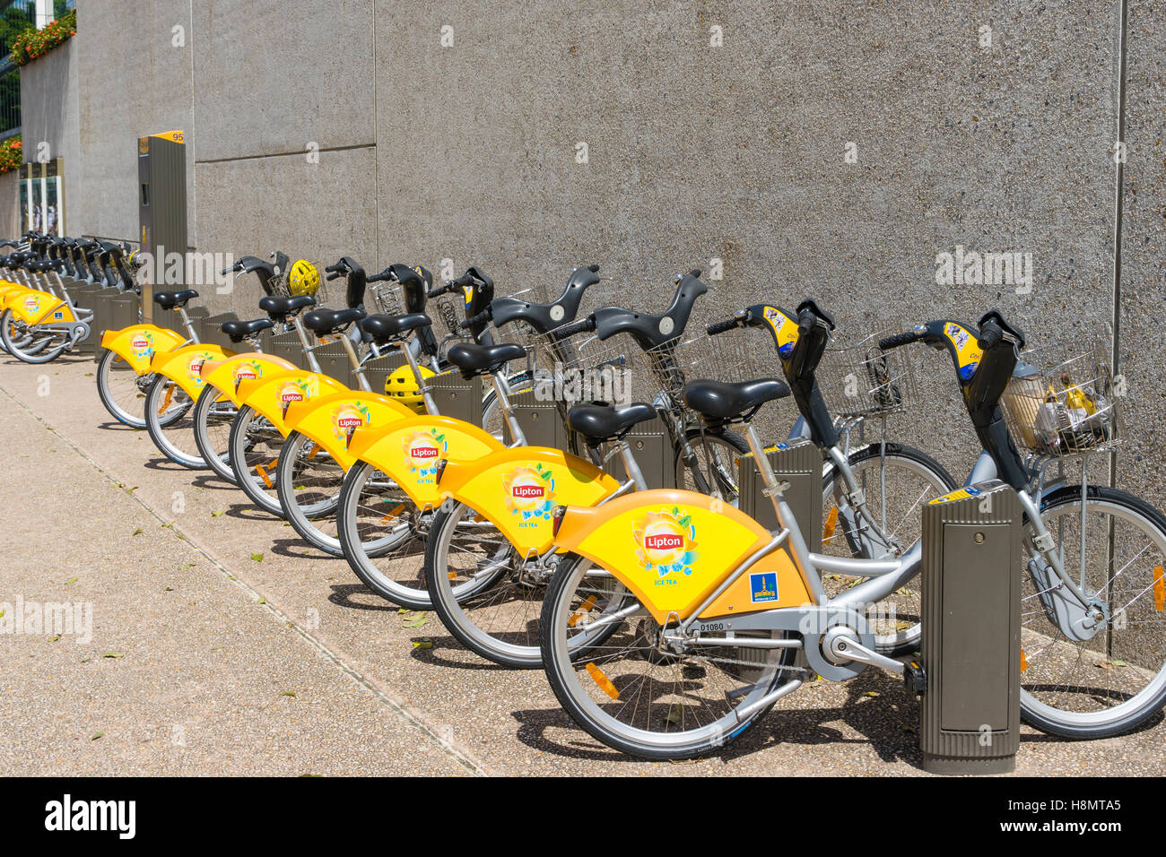 Des Vélos à CityCycle program à Brisbane Banque D'Images