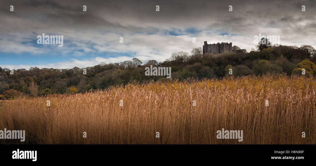 Weobley Château North Gower Banque D'Images