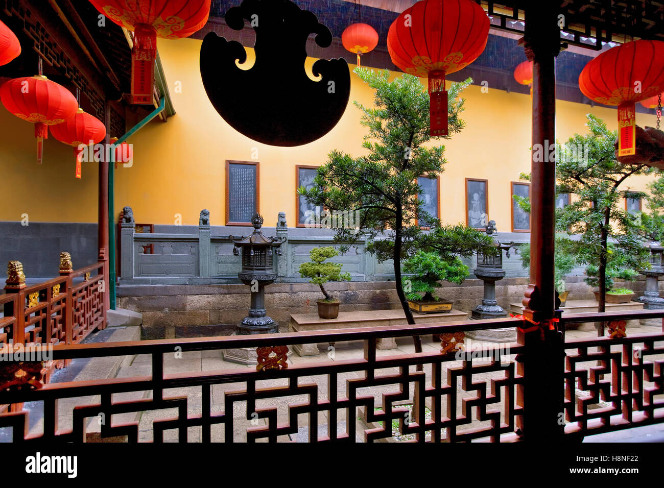 Temple de jade à Shanghai Banque D'Images