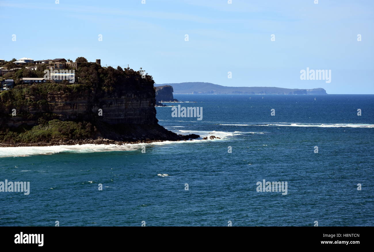 Plages du Nord littoral. Vue de Mona Vale (Sydney, NSW, Australie) Banque D'Images